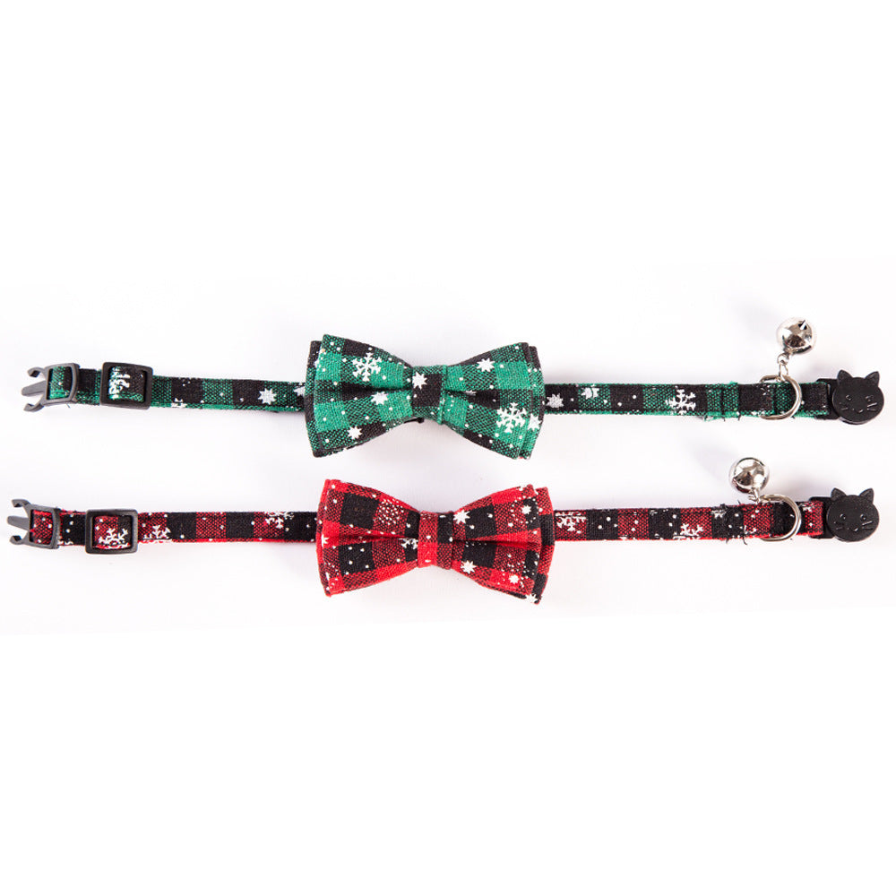 Cat Detachable Christmas Bow Tie