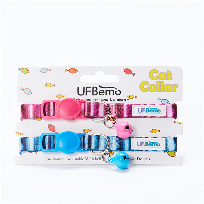 Two Small Pet Bell Collars