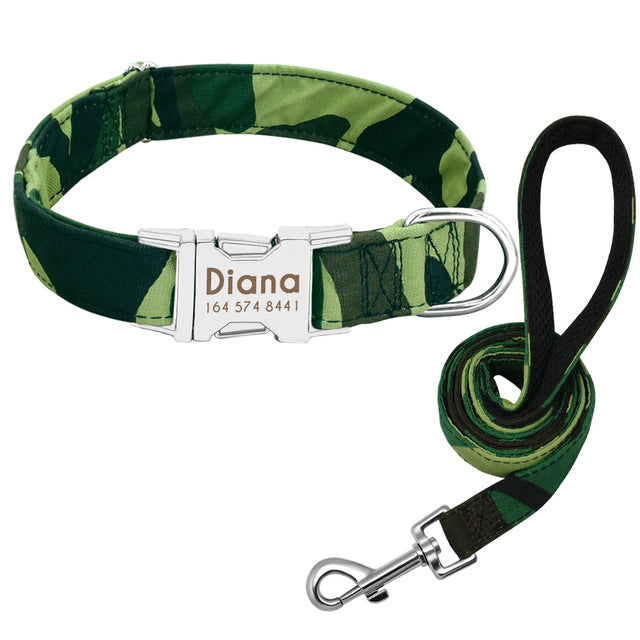 Pet Dog Name Collar | Custom Large Dog Lettering Tag