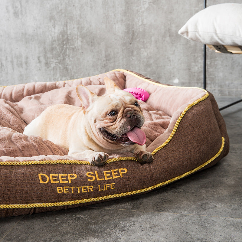 Removable and Washable Ultra soft Dog Cat Bed