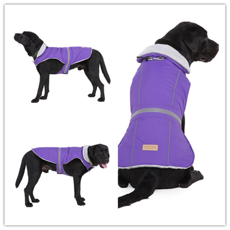 Pet Reflective Outdoor Cold Weather Dog Vest Clothes
