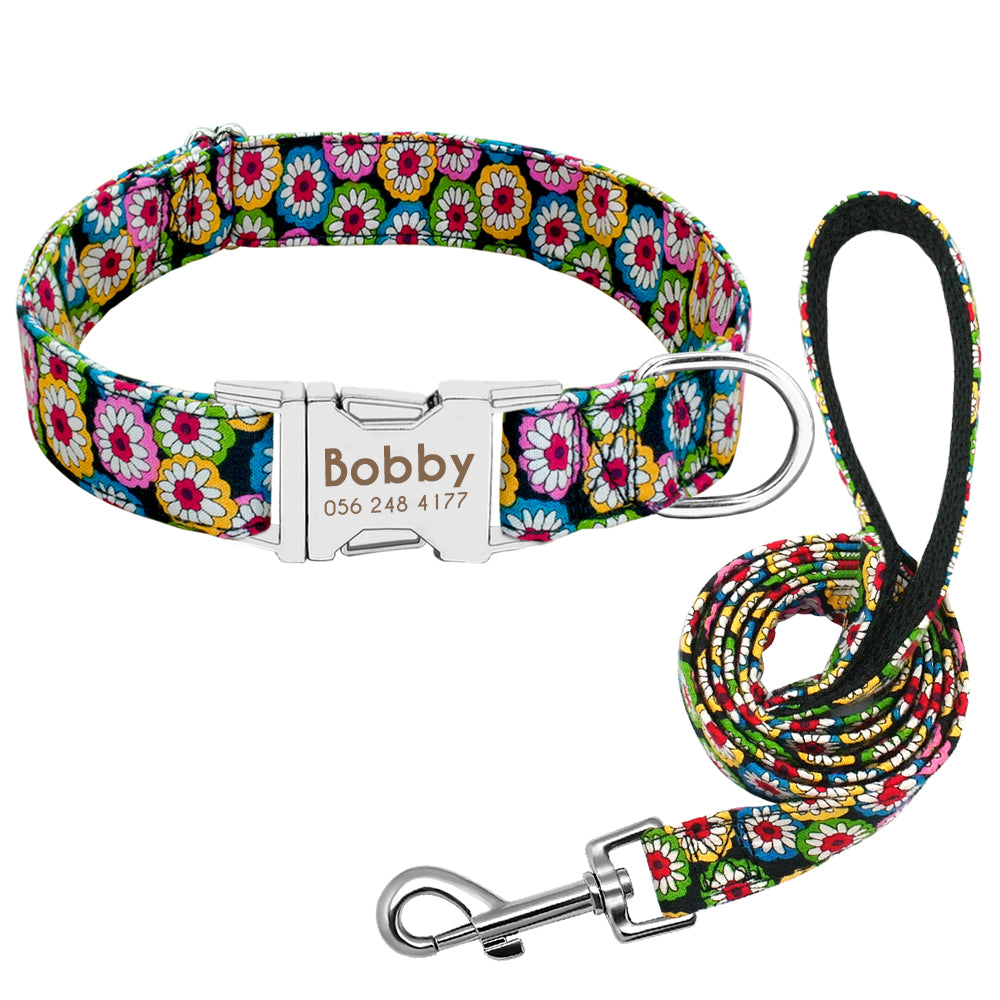 Pet Dog Name Collar | Custom Large Dog Lettering Tag