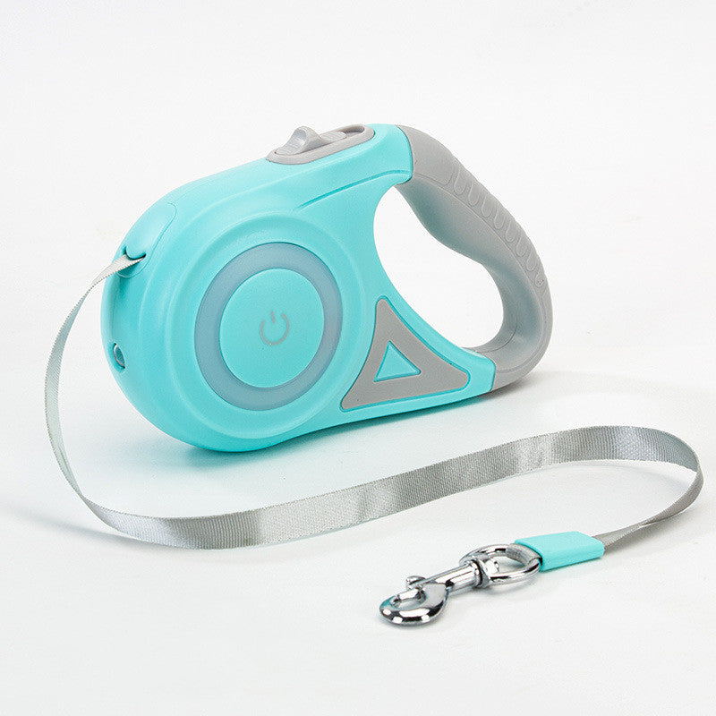 Retractable And Automatic Pet Dog Cat Traction Leash And Collar