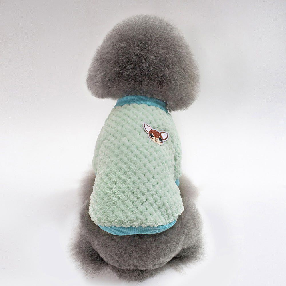 Elegant Turtleneck Dog Knitwear Sweater