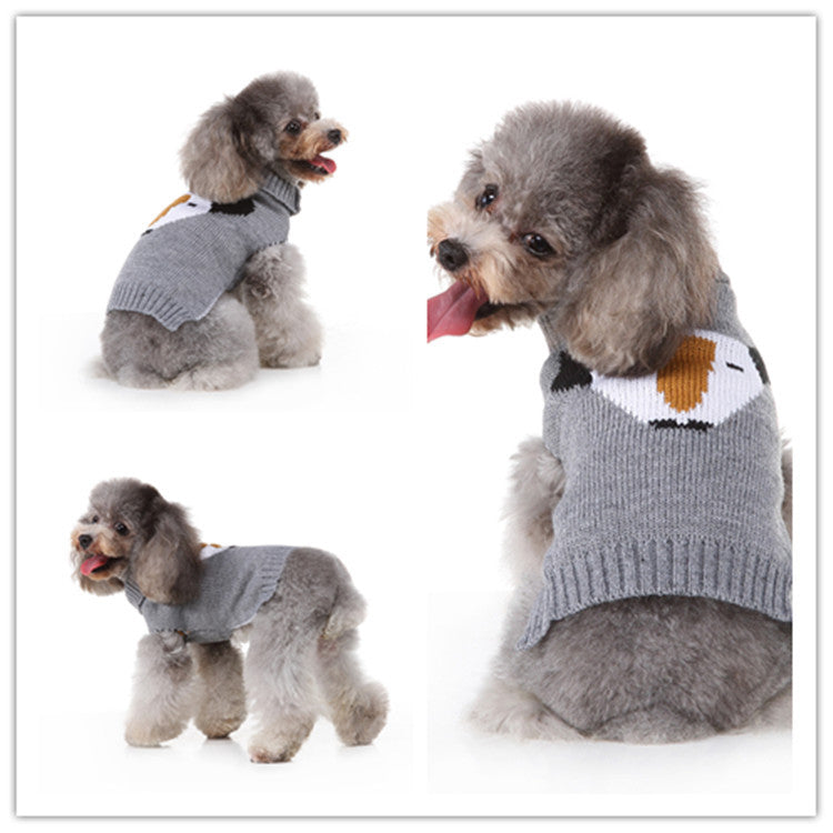 Small Dog Christmas Knitted Sweater