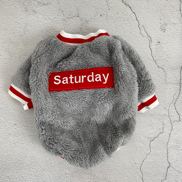 Fluffy Saturday Pet Sweater