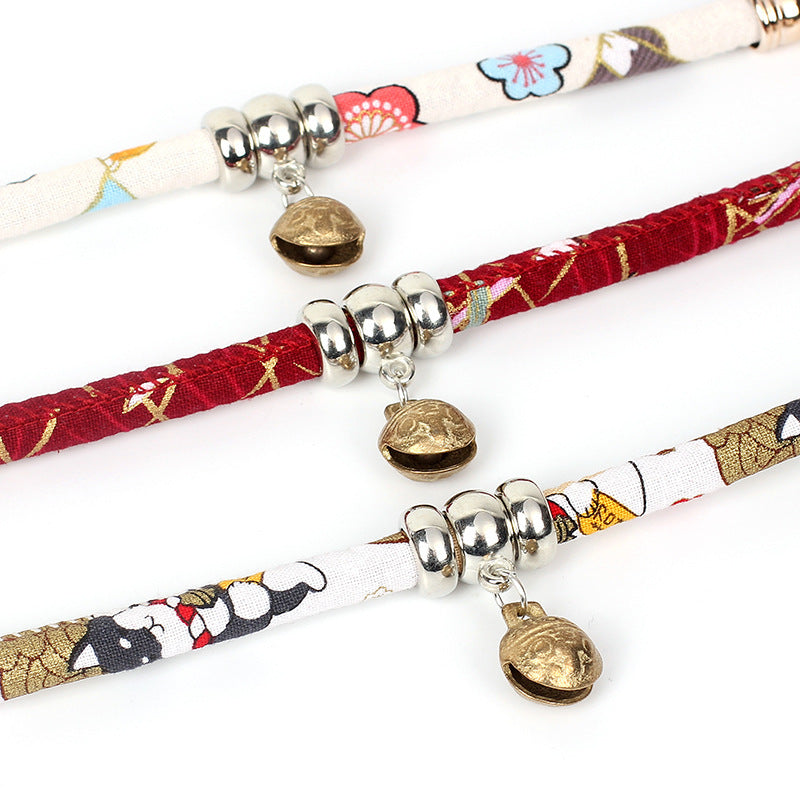 Pet Bell Collar Around The Neck