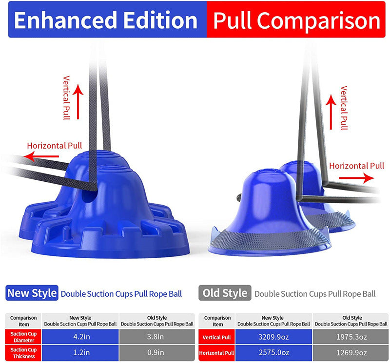 Aggressive Chew Dog Toy with Indestructible Suction Cup
