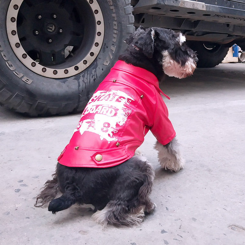 Pet Dog Waterproof Biker Jacket