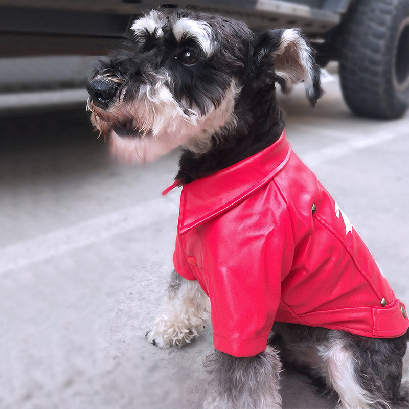 Pet Dog Waterproof Biker Jacket