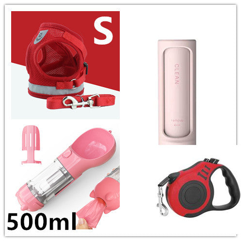 Breathable Mesh Chest Back Pet Leash