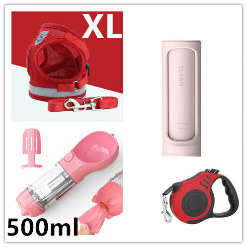 Breathable Mesh Chest Back Pet Leash