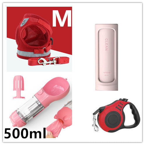 Breathable Mesh Chest Back Pet Leash