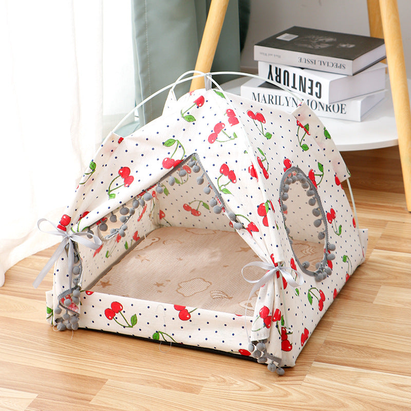 Cat Tent And House Enclosed Bed