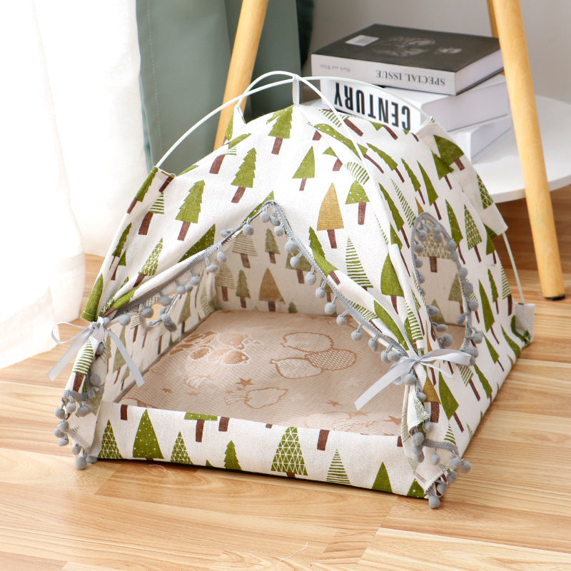 Cat Tent And House Enclosed Bed