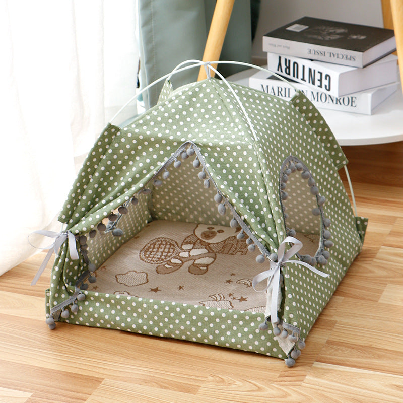 Cat Tent And House Enclosed Bed