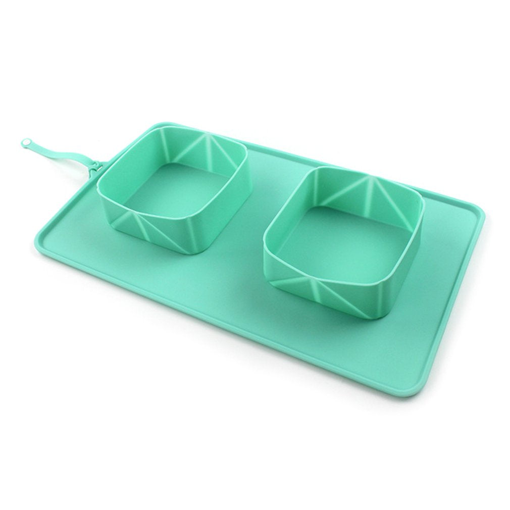 Silicone Folding Cat Dog Pet Bowl