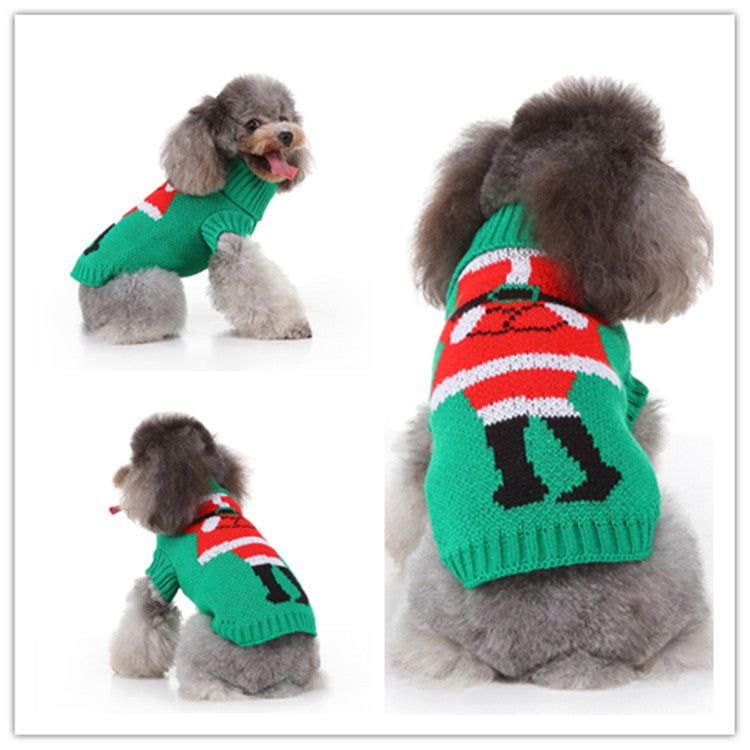 Small Dog Christmas Knitted Sweater