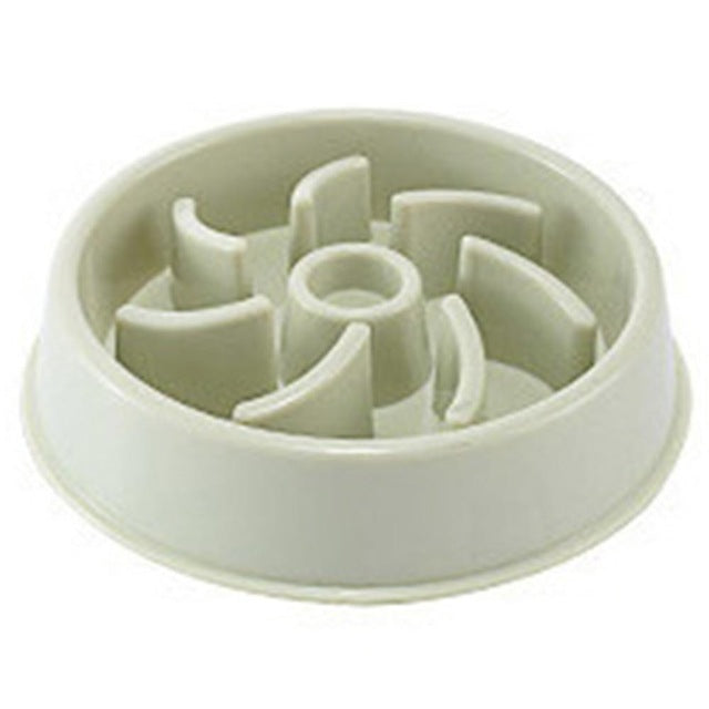 Plastic Dogs And Cats Choke Prevention Food Bowl