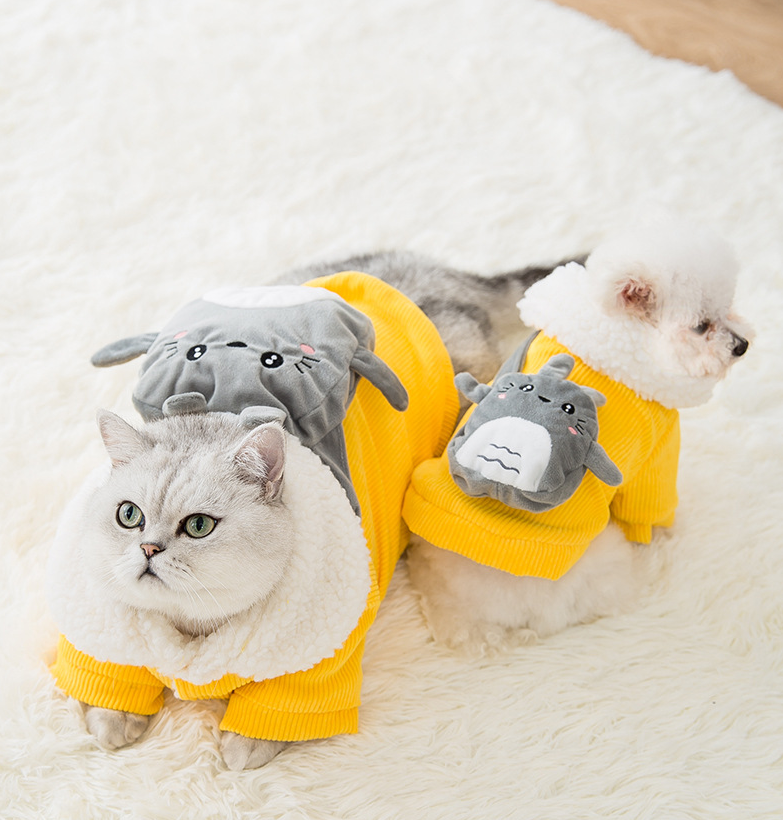 Cute Knitted Sweater Corduroy Pet Clothes