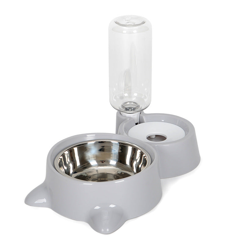 Automatic Nonelectric Cat & Dog Water Dispenser with Bowl