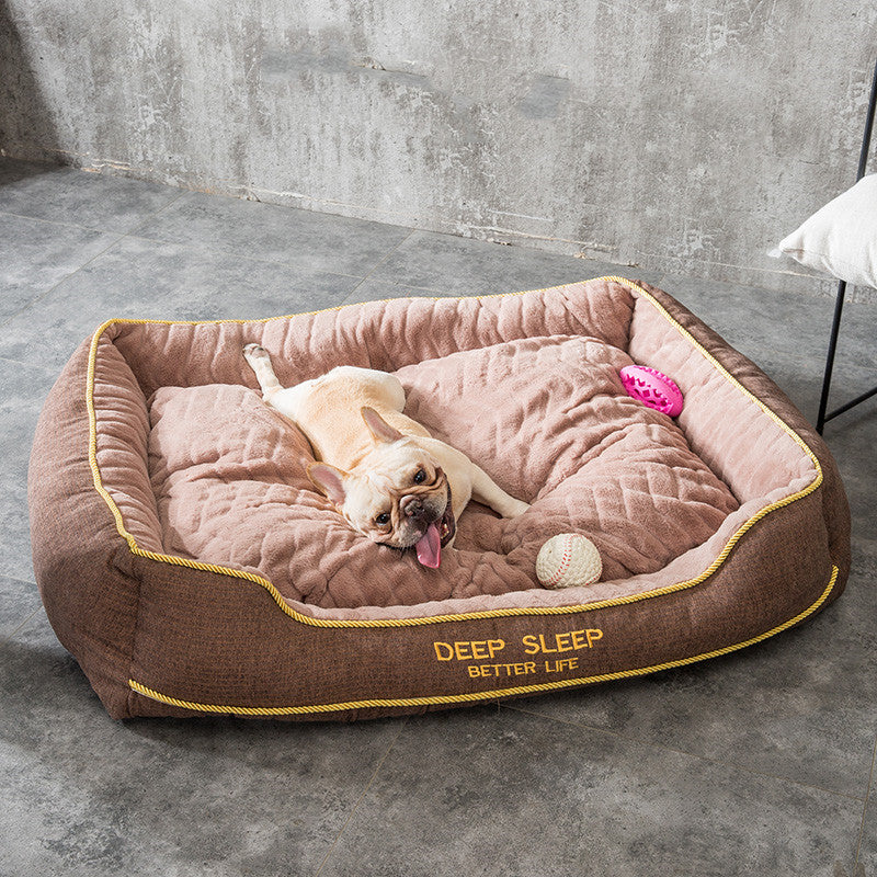 Removable and Washable Ultra soft Dog Cat Bed