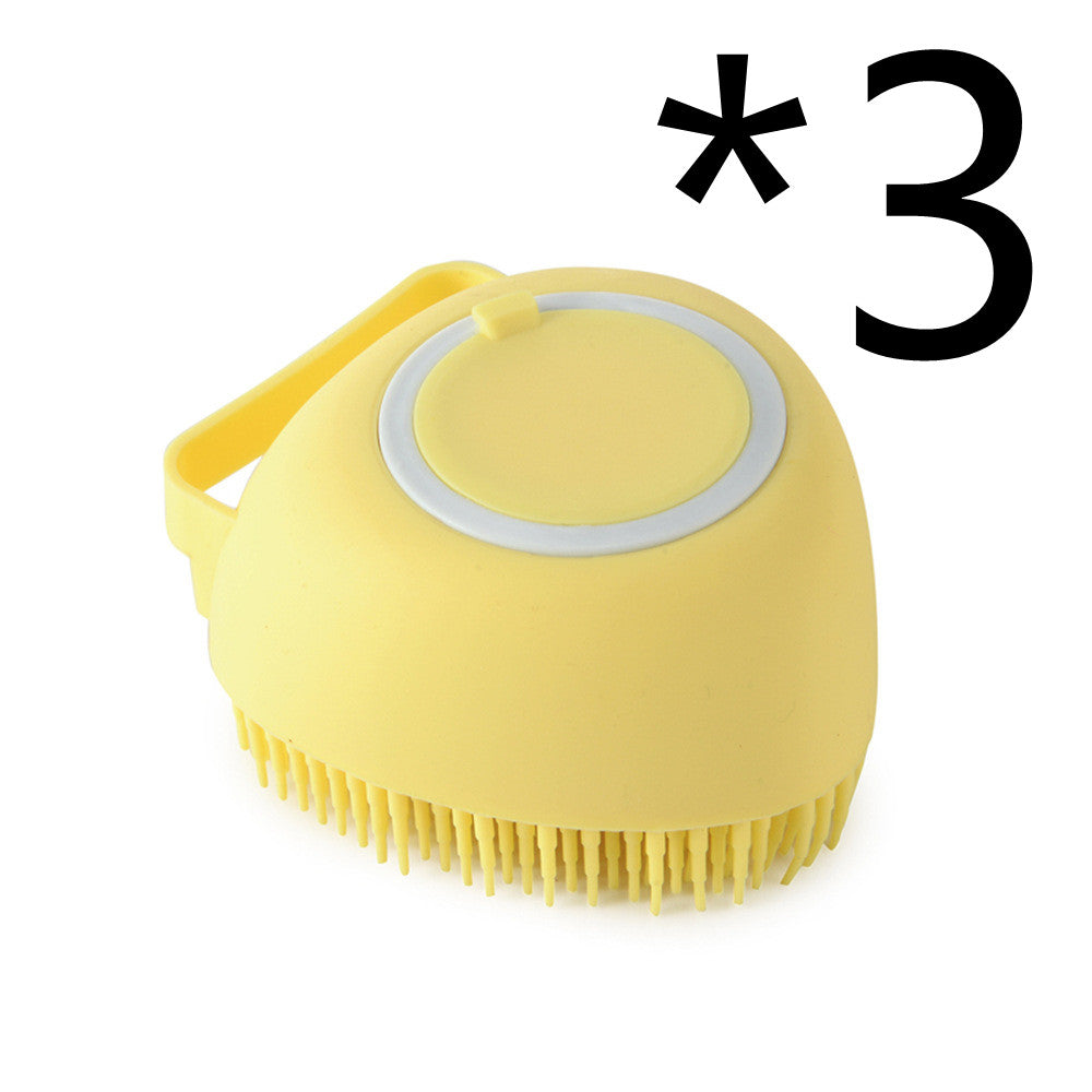 Silicone Bath Comb Brush For Dog