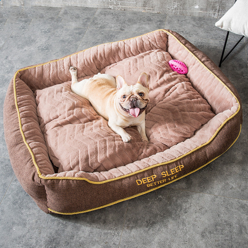 Removable and Washable Ultra soft Dog Cat Bed