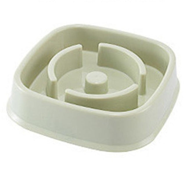 Plastic Dogs And Cats Choke Prevention Food Bowl