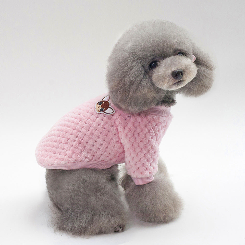 Elegant Turtleneck Dog Knitwear Sweater