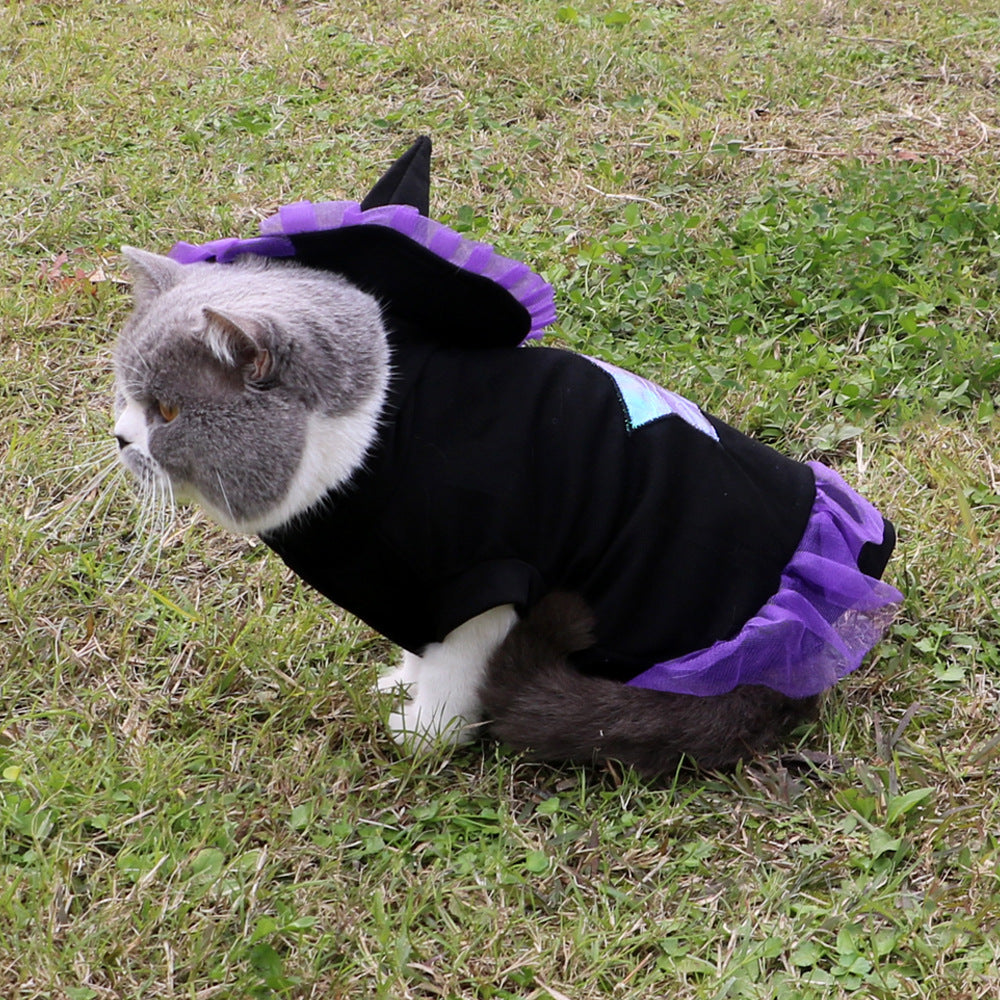 Christmas Wizard Halloween Cat Clothes
