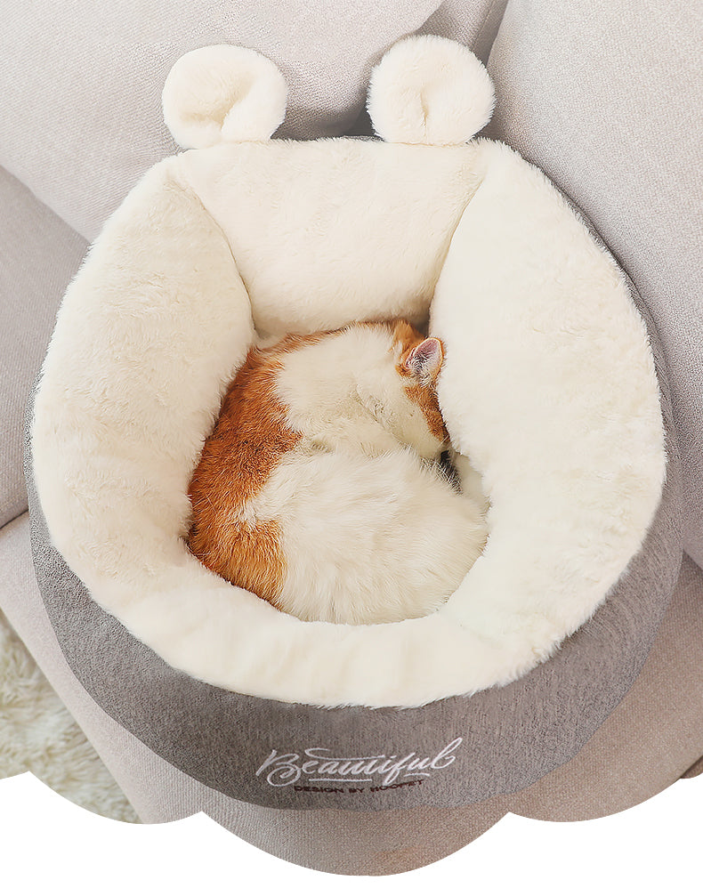 Soft Pet Sleeping Bed And Warming Cushion For Dogs And Cats