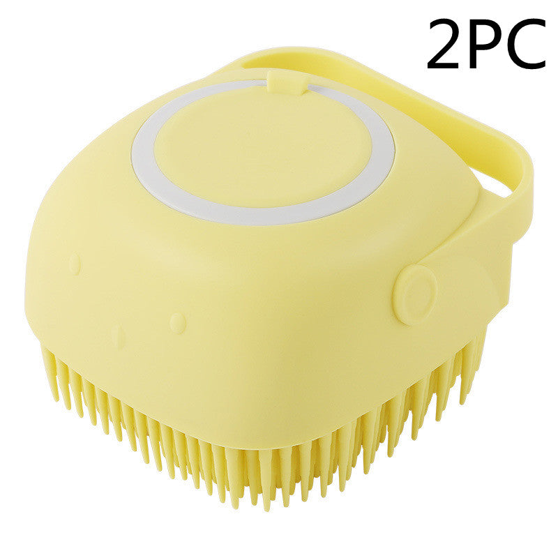 Silicone Bath Comb Brush For Dog