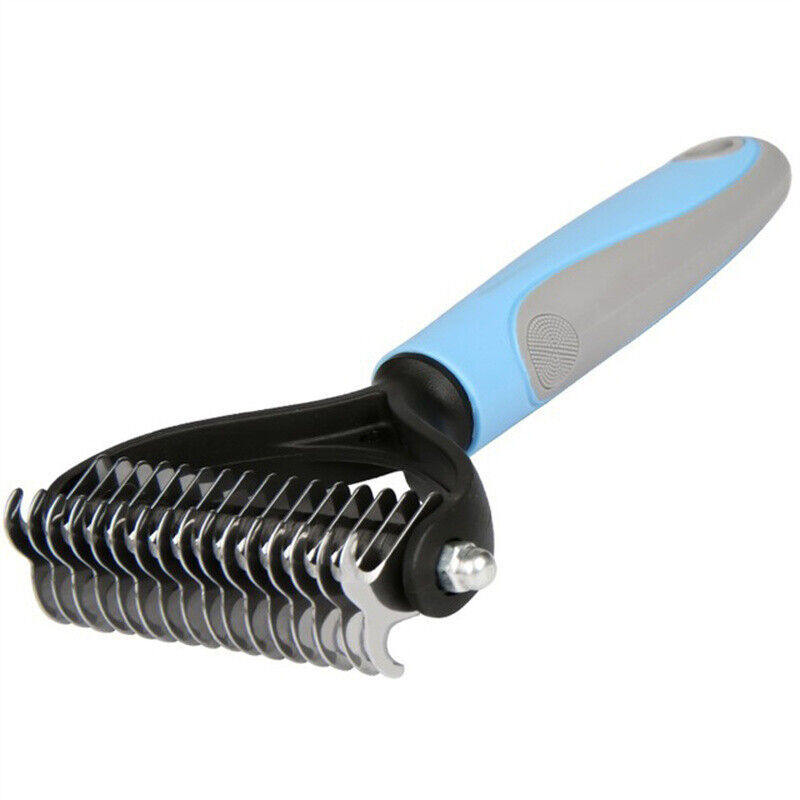 Pet double sided grooming brush comb