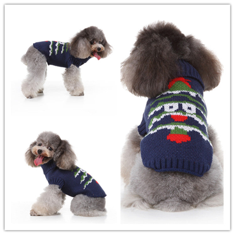 Small Dog Christmas Knitted Sweater