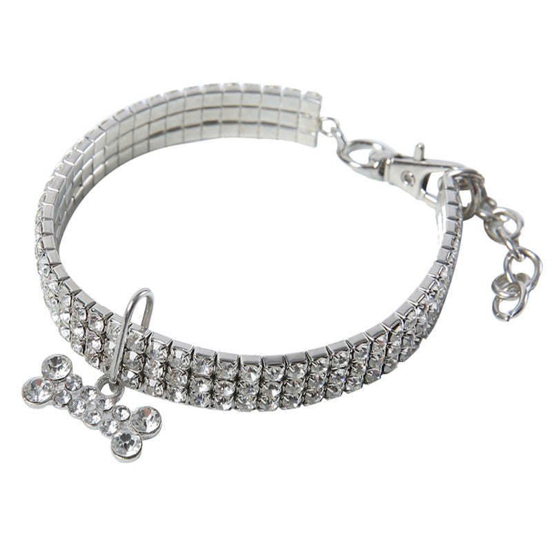 Crystal Dog Cat Collars