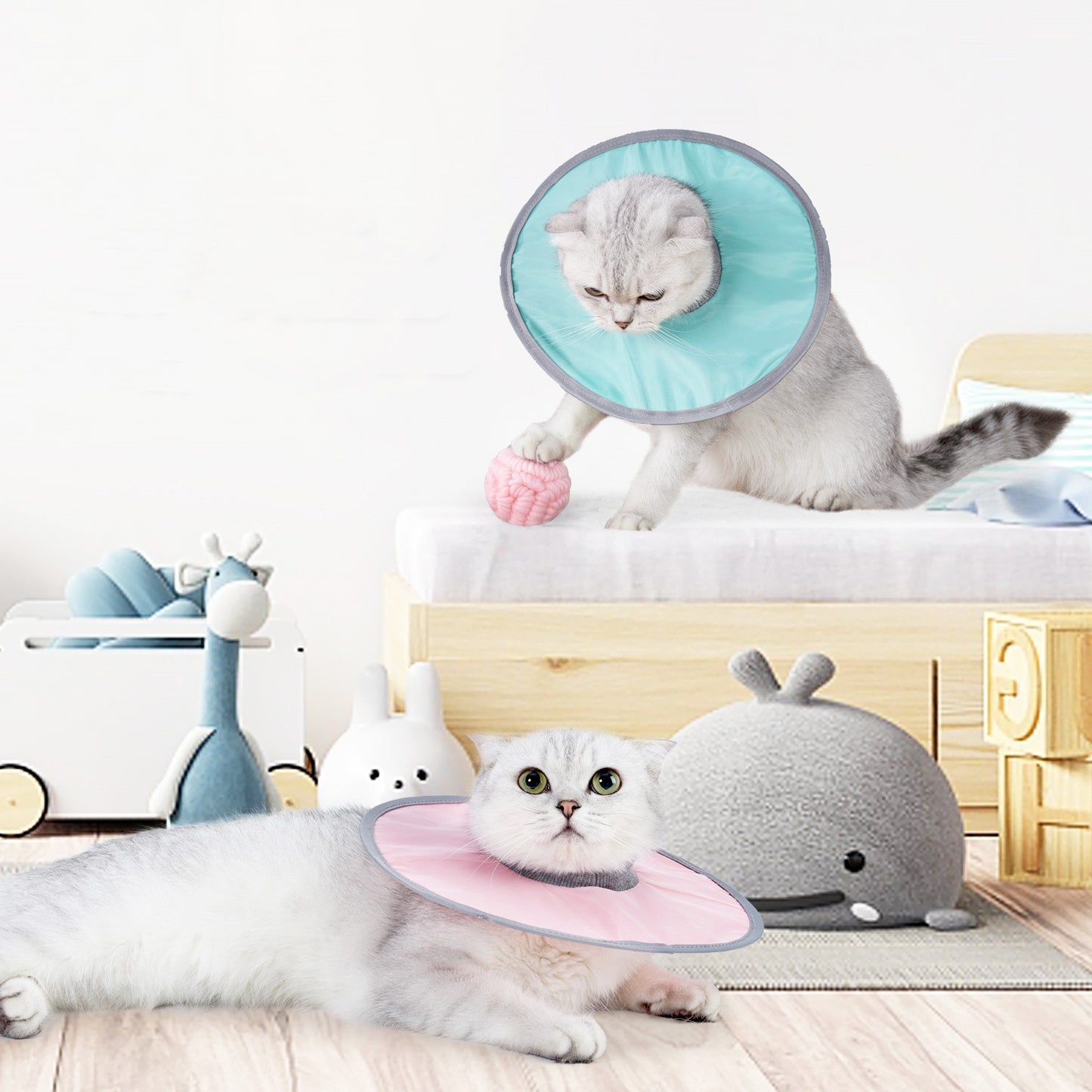 Cat Protective Collar for Neck Recovery after Surgery