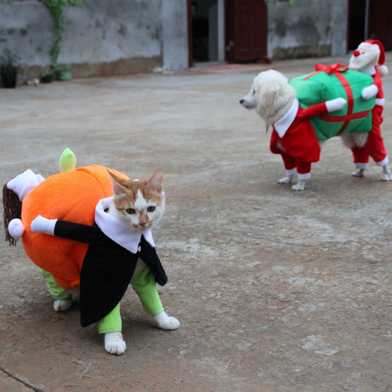 Halloween Pumpkin Dog Clothes