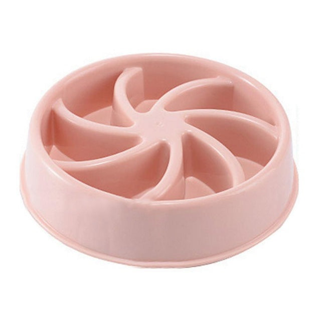 Plastic Dogs And Cats Choke Prevention Food Bowl