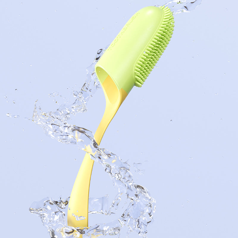 Finger wrap pet oral cleaning toothbrush