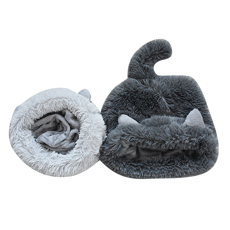 PV Plush Pet Sleeping Nest In Autumn And Winter