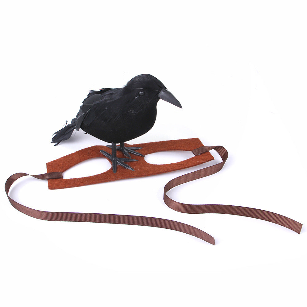 Raven Funny Decoration Cat Headgear