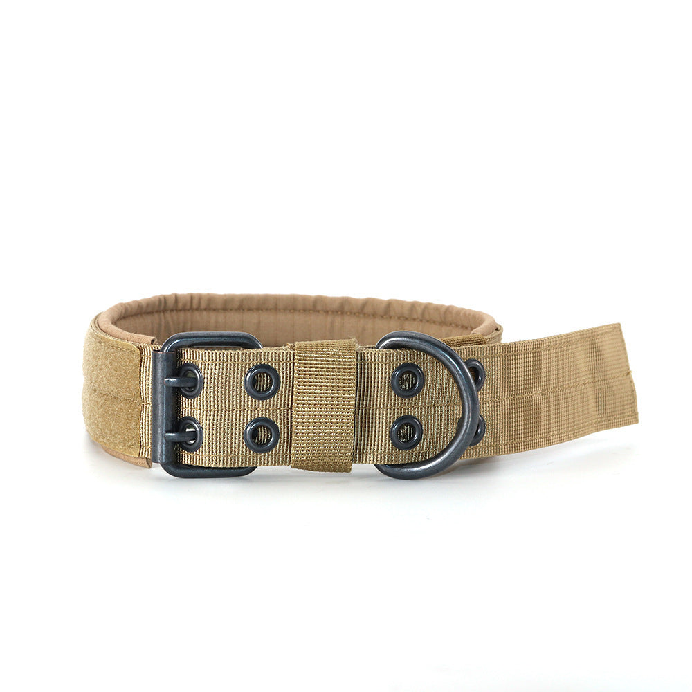 Camouflage Double Needle Dog Collar