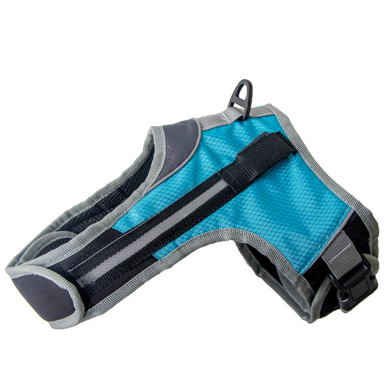 Pet Dog K-shaped Soft Padded Luminous Harness Leash