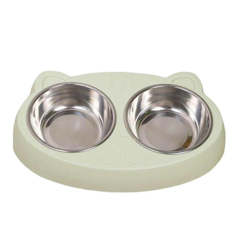 Pet Feeder Bowls With Non-Slip Resin Station For Dogs And Cats