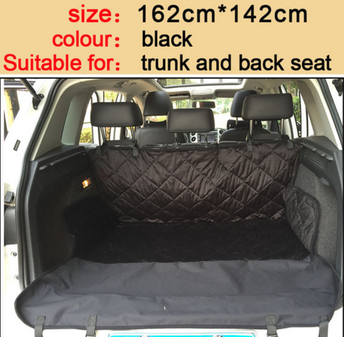 Waterproof Dog Car Seat Cover | Pet Travel Mat Mesh With Zipper And Pocket