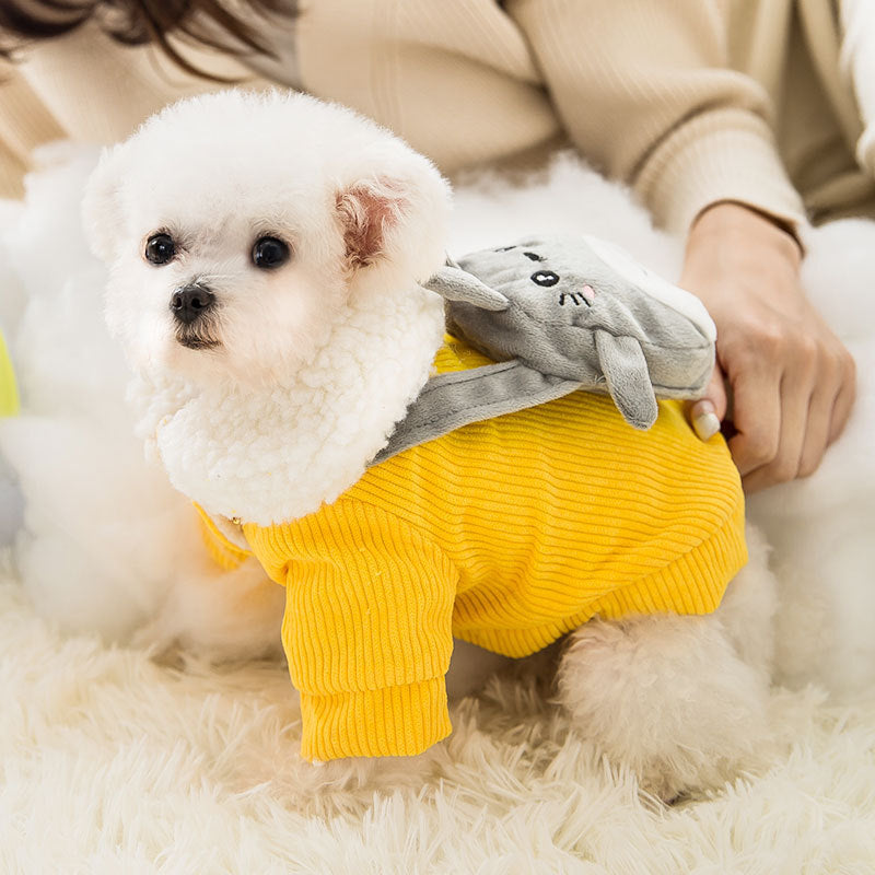 Cute Knitted Sweater Corduroy Pet Clothes