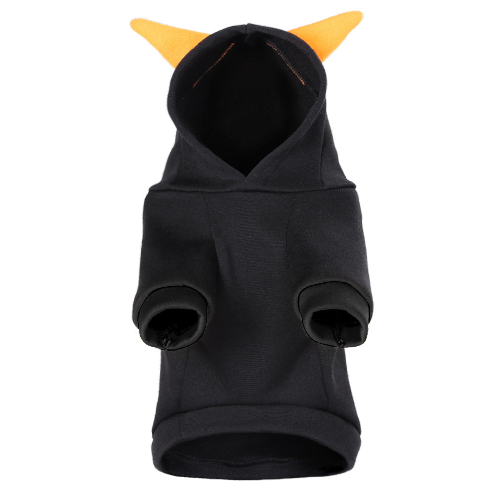 Halloween Pumpkin Dog Hoodie