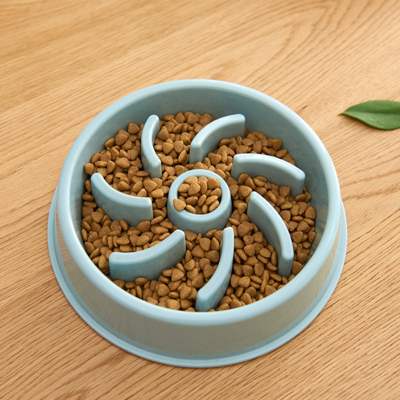 Plastic Dogs And Cats Choke Prevention Food Bowl