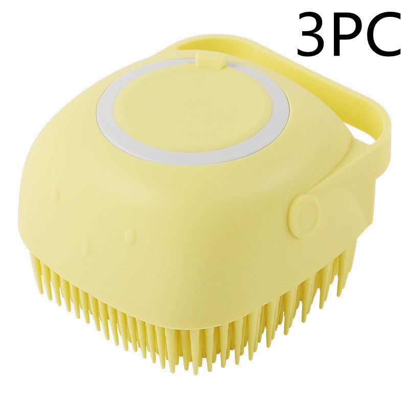 Silicone Bath Comb Brush For Dog